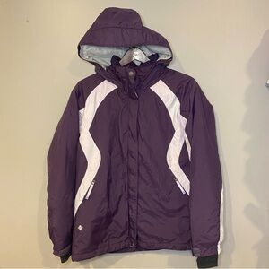 Columbia Womens Jacket Waterproof With Hood Size Large